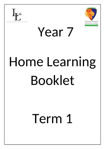 Homework booklets pack