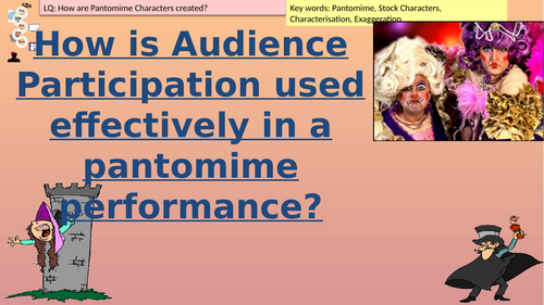 Pantomime Scheme of Learning + Powerpoints