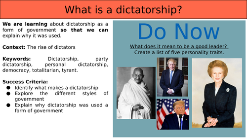 What is a dictatorship?