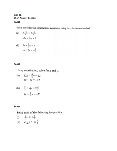 Linear Function 6