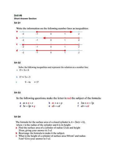 Linear function 8