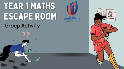 KS1: Rugby themed mini escape rooms (Autumn term)