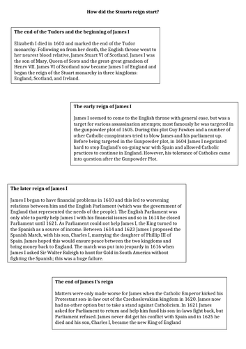 English Civil War - timeline