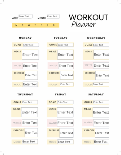 Fillable Personal Planner