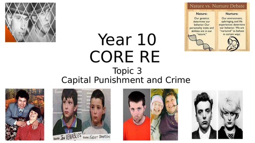 Capital Punishment and Crime SOW for KS4 CORE RE