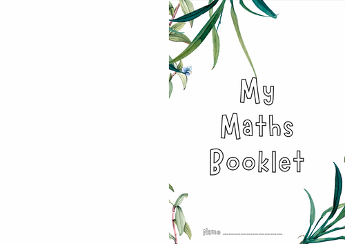 Botanical Back to school Maths Booklet