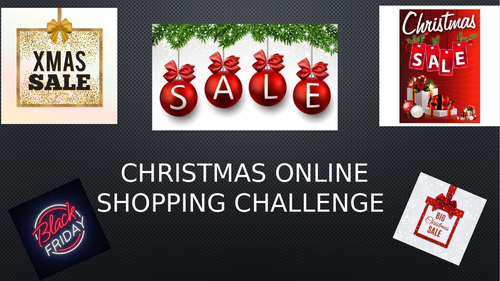 Business Studies - Christmas online shopping challenge