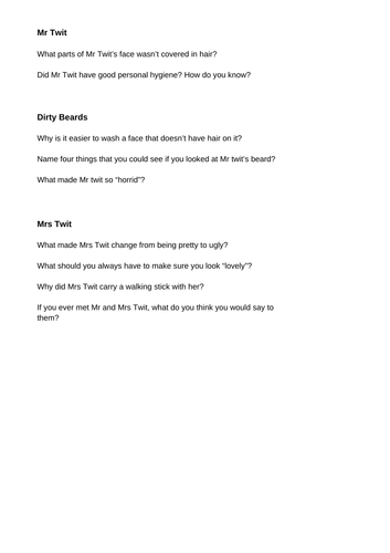 The Twits Questions