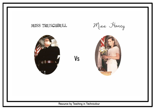 Miss Honey vs Miss Trunchbull