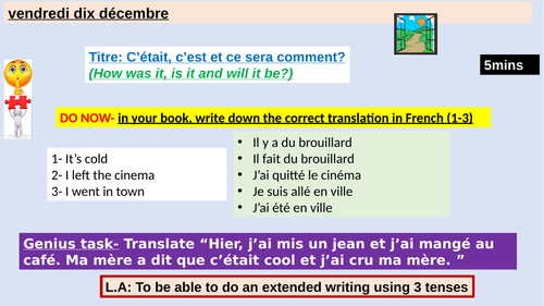 Theme 1 French_ Past present and future practice