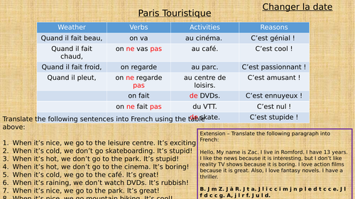 Studio 2 Vert - Module 2 - French