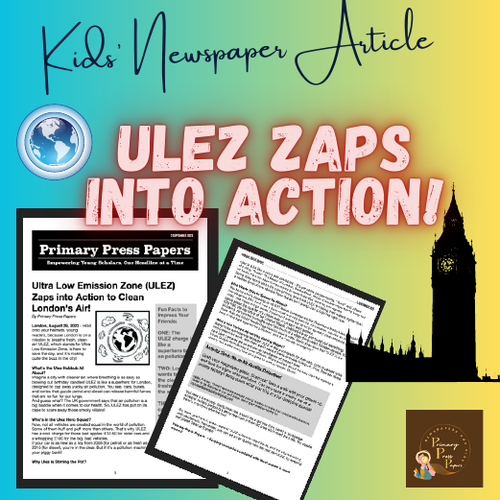 ULEZ in London Reading Kids ~ Clean Air Adventures Awaits for Kids to Enjoy with Activity