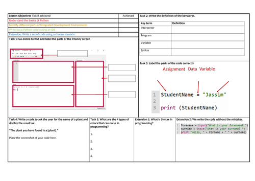 Python with Thonny IDE