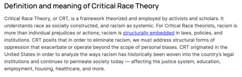 What Is Critical Race Theory Teaching Resources