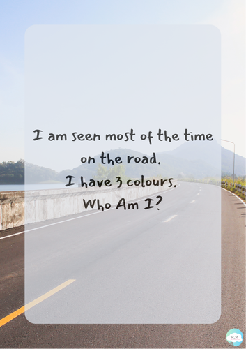 Road Safety Education Riddles – Poster Pack