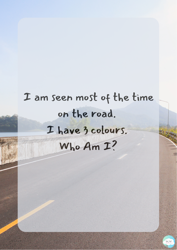 Road Safety Education Riddles