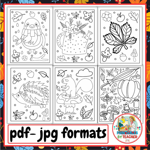 Autumn Coloring Pages | Fall Coloring Sheets | pumpkin coloring pages v-02