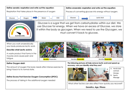 Cambridge IGCSE - Knowledge Organiser Energy Supply