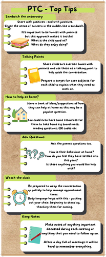 Top Tips for PTCs