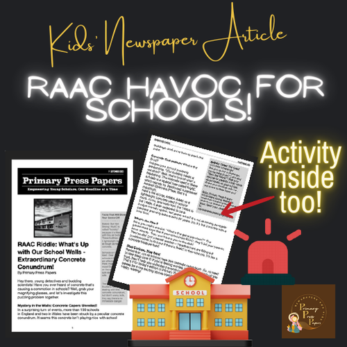 RAAC Riddle: What's Up with Our School Walls ~ Kids’ News Read and Learn!