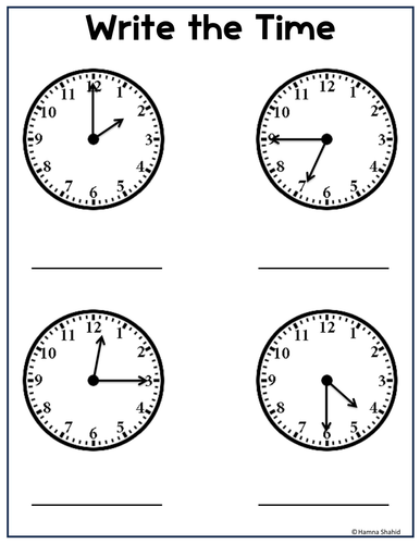 Clock Numbers