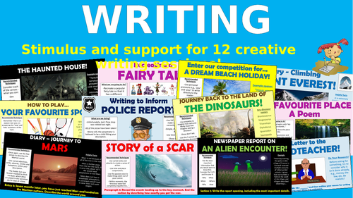 Creative Writing - Prompts and Activity Ideas for Effective Writing Sessions!