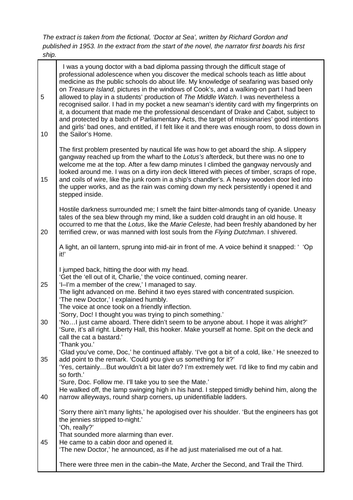 AQA Language Paper 1: Source A, Questions and Question 5 2023