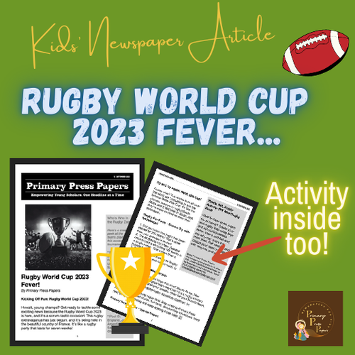 Rugby World Cup 2023 Fever! Get Ready to Delve into an Epic, Sporty Adventure!