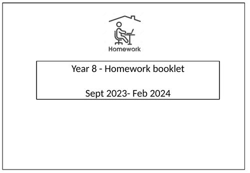 Asian cuisine homework booklet