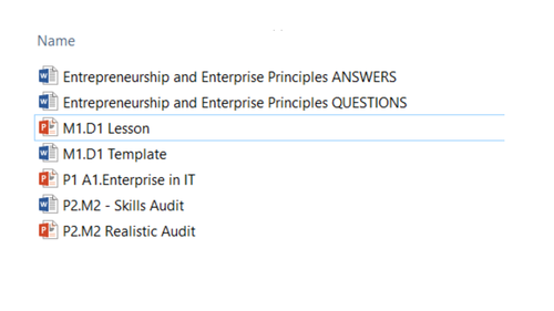 IT BTEC LEVEL 3 - Unit 20: Enterprise in IT - Learning Aim A