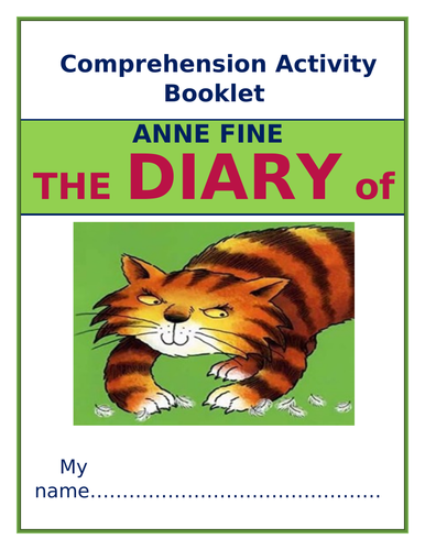 KS2 The Diary of a Killer Cat Comprehension Activities Booklet!