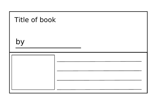 Flip Book Template