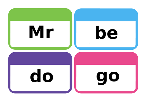 2 Letter Word Flashcards