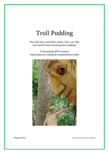 Troll Pudding Part 2: A funny reading resource about using initiative!