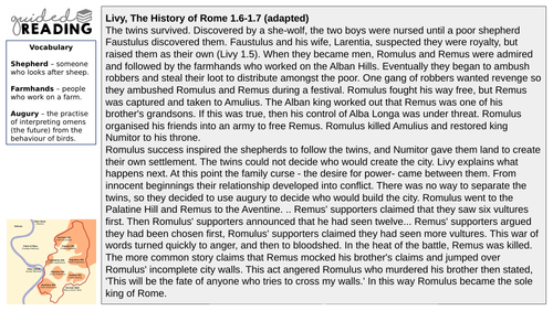GCSE Ancient History: Foundations of Rome - Lesson 5: Romulus & Remus 1/2