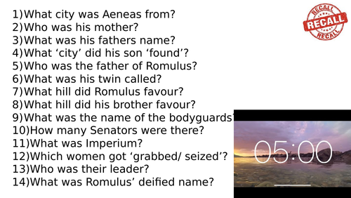 GCSE Ancient History: Foundations of Rome - Lesson 9: Tullus Hostilius