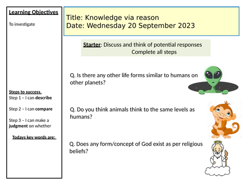 Rationalism and Plato's Innate knowledge