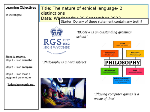 Introduction to ethical language