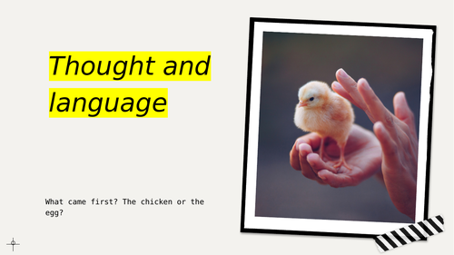Thought and language - GCSE