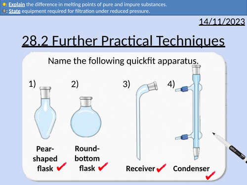 A level Chemistry: Further Practical Techniques