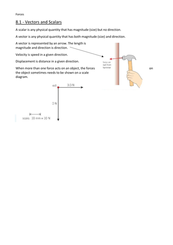 AQA Physics GSCE Combined Science: Trilogy - Forces (ch8,9,10)