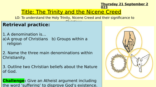 The Trinity and Nicene Creed