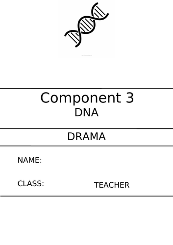 GCSE Drama Edexcel DNA revision book