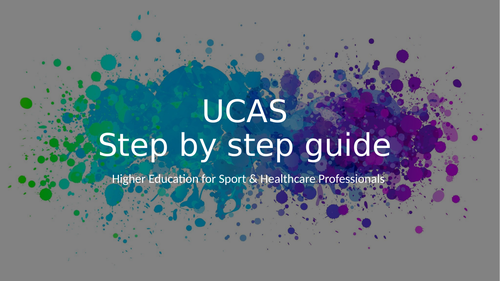 UCAS Step by step guide