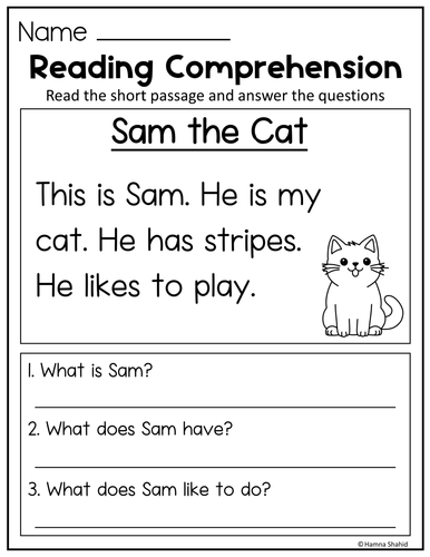 Reading Comprehension Passages and Questions