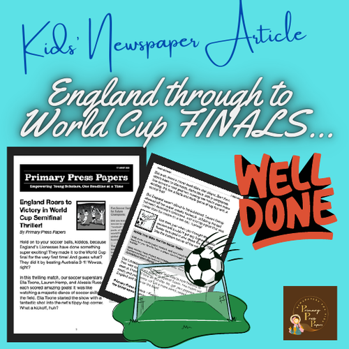 World Cup Semifinal Thriller for England ~ Kids Reading | Back to School English