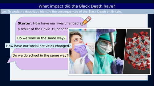 Epidemics- Impact of the Black Death Low ability