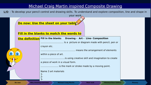 Michael Craig-Martin Still life lesson