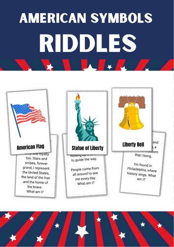 American Symbols riddles.