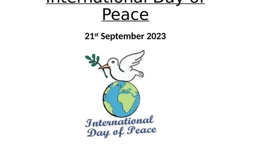 Peace - International Day of Peace
